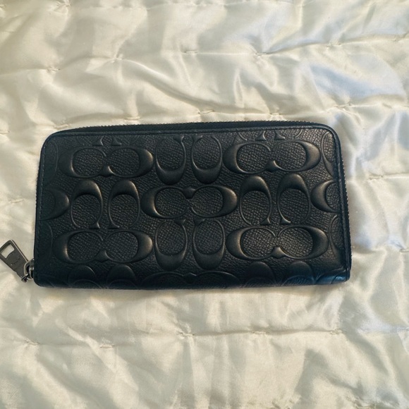 Coach Black Embossed Wallet - Picture 9 of 15